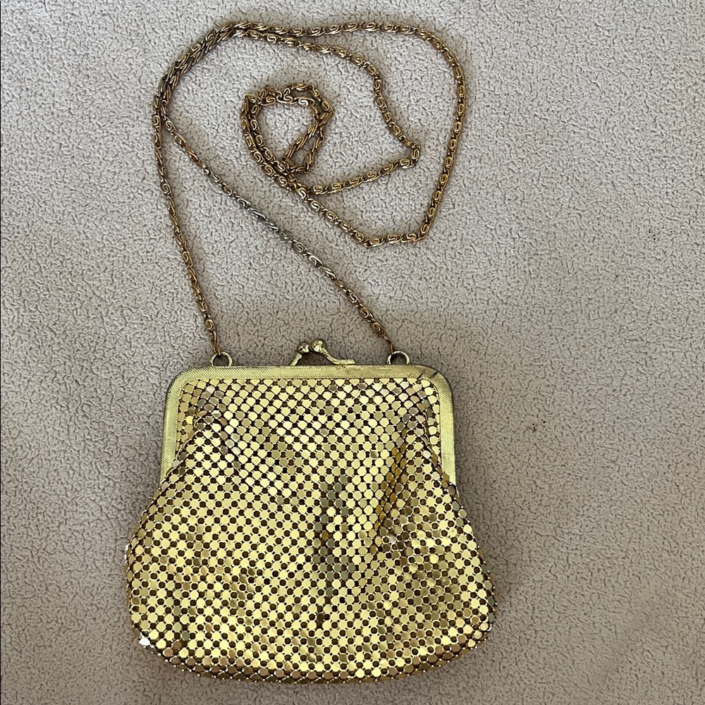 Gold Mesh Evening Bag
